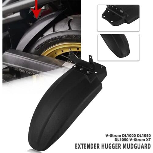 For Suzuki V-Strom DL1000/DL1050 2014 2015 2016 2017 2018 2019 2020 2021 Motorcycle Front Extender Hugger Mudguard & Rear Fender