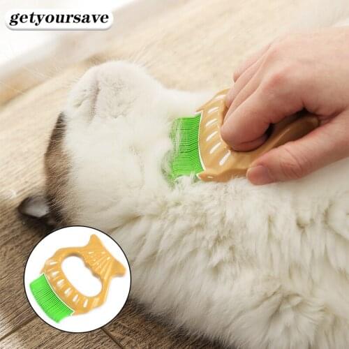 Cat Comb Open Knot Pet Grooming Supplies Hair Removal Shell Combs for Dog/Cat Accessories Combing Cleaning Short Long Hair