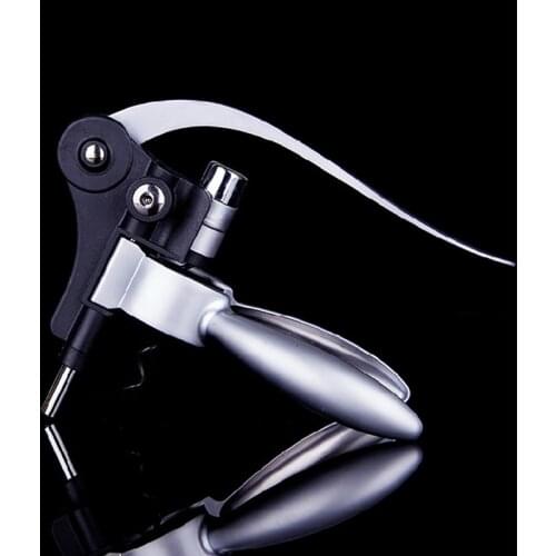 Professional Zinc Alloy Wine Bottle Opener Handle Pressure Corkscrew Red Wine Opener Kitchen Accessory Bar Tool