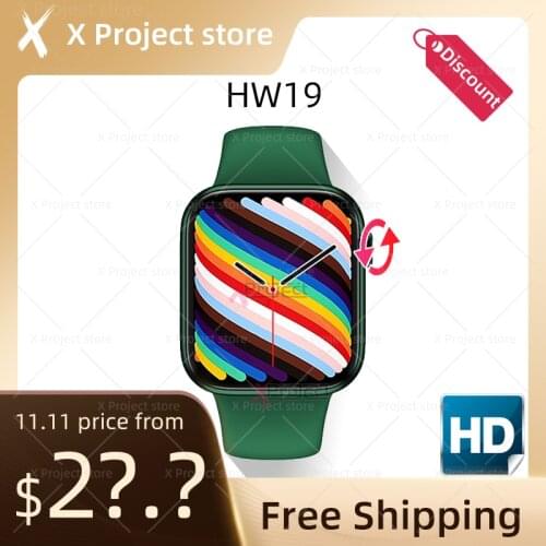 IWO Original HW19 Smart Watch Series 6 TWO Button DIY Face Bluetooth call Man Women Smartwatch for iOS PK W56 HW16 HW22 M16 W26