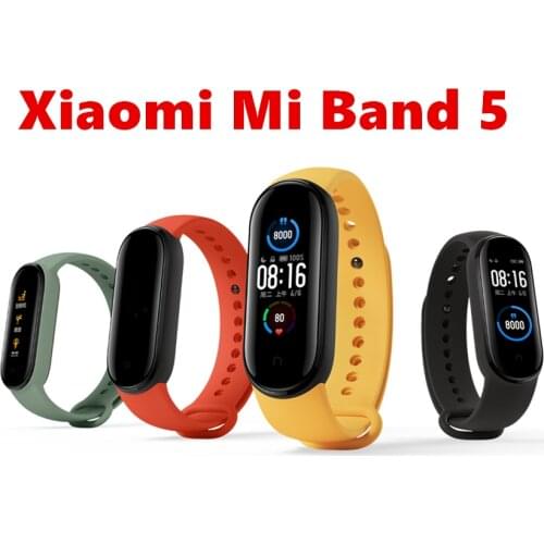 Sport band smart Watch Band for Xiaomi Mi Band 5 strap miband 5 NFC smart Bracelet Silicone Wrist Strap Mi band 5 global version