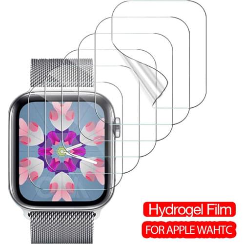 Screen Protector Film for Apple Watch 6 SE 5 4 40MM 44MM Clear Full Protective Film Not Glass for iWatch Series 3 2 1 38MM 42MM