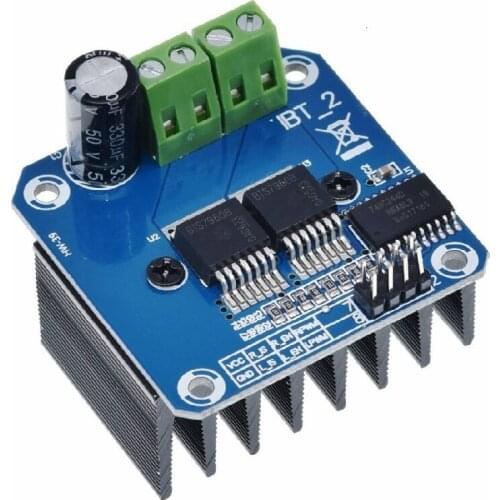 1pcs Double BTS7960 43A H-bridge High-power Motor Driver Module/ DIY Smart Car Current Diagnostic Suitable For Arduino