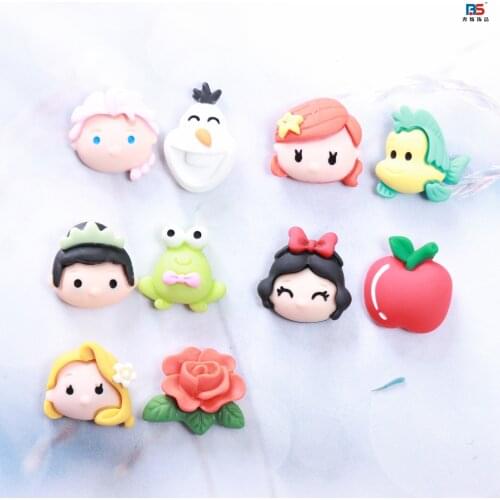 10sets Cute Girl Flower Animal Resin Cabochon Flatbacks Scrapbooking Craft Fit Phone Deco Parts DIY Pendant Hair Bows Accessorie
