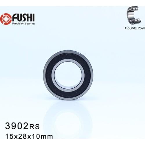3902-2RS Bearing 15*28*10 mm ( 1 Pc ) 3902 2RS Double Row Sealed 3902 RS Angular Contact Ball Bearings