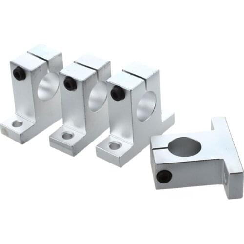 4pcs 20mm Aluminium Shaft Support Pillow Block