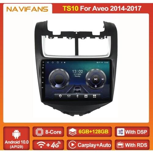 4G DSP RDS Android 11 Autoradio For Chevrolet Aveo 2014 2015 2016 2017 GPS Navigation Radio DVD Player WIFI BT5.0 Carplay Auto