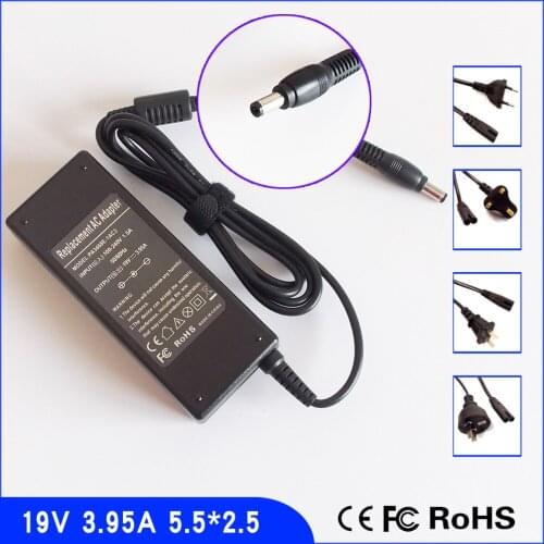19V 3.95A Laptop Ac Adapter Power SUPPLY + Cord for Toshiba Satellite L305-S5933 L305-S5934 L305D-S6805 L350-10L L305D-S5893