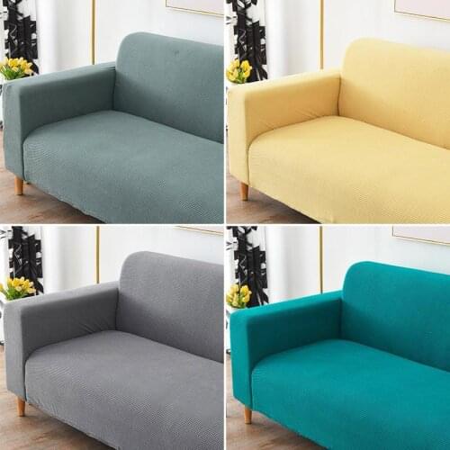 Velvet Sofa Covers for Living Room Solid Sectional Sofa Cover Elastic Couch Cover Home Decor Fundas Sofa Slipover Top Quality