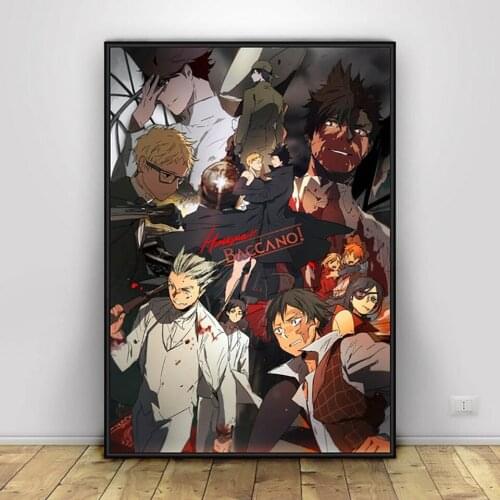 Home Decor 5D Diamond Embroidery Animation Baccano! Painting Full Square Drill Cross Stitch Picture Wall Artwork Handmade Gift