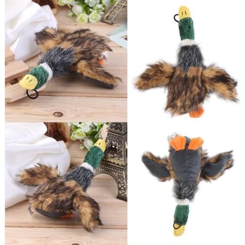 Hot Sale Cute Pet Dog Toys Squeaking Duck Dog Toy Plush Puppy duck for Dogs pet chew squeaker squeaky toy Cachorro Mascotas Toy