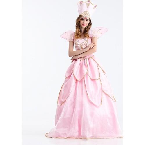 White Queen Costume Women Queen Aurora Yellowt Cosplay Fancy Party Dress Outfit