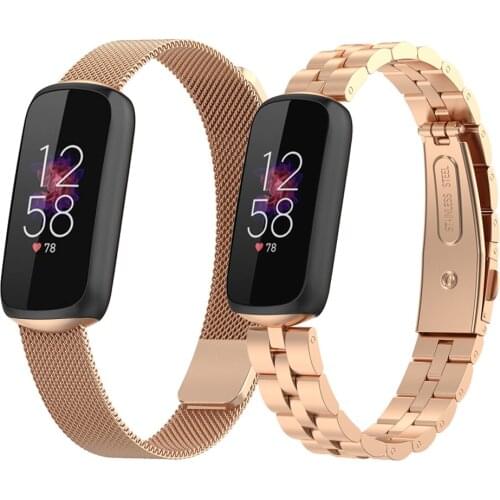 Magnetic Milanes Metal Strap For Fitbit Luxe Watch Band For Fitbit Luxe Stainless Steel Bracelet Loop Smart Watch Belt