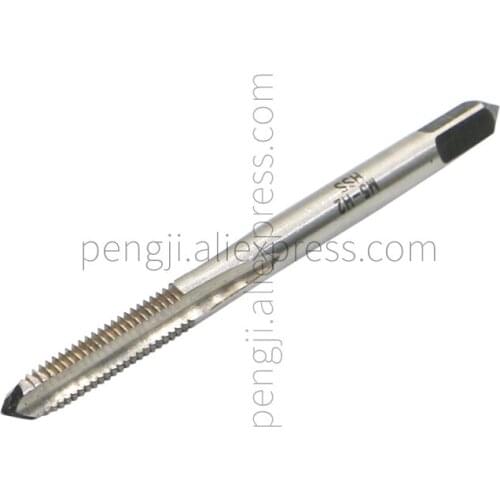 Metric Machine Tap M5 x 0.8 mm Pitch Thread Pitch 3 Flutes, High Speed Steel Thread Forming Pointed Tap, HSS Screw Plug Tap
