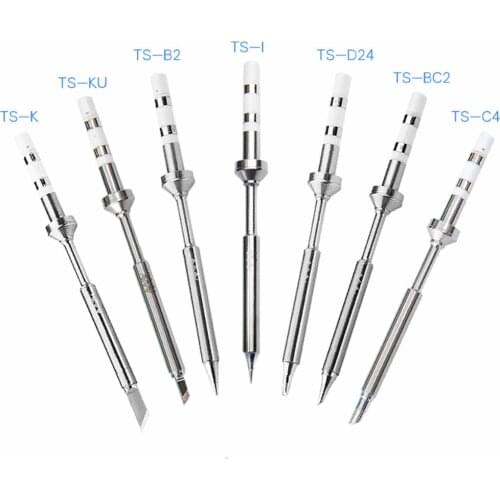 2021 Quicko TS100 Soldering Iron tips Lead Free Replacement Various models of Tip Electric Soldering Iron Tip K KU I D24 BC2 C4