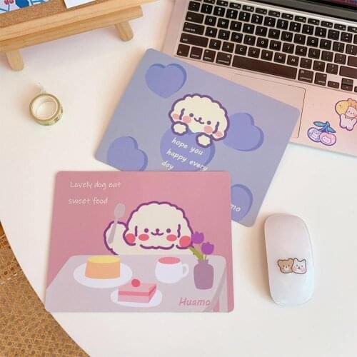 Cartoon Anti-skid Rubber Computer Mouse Pad Cute Dog Thickening Game pad Mice Padding for Logitech mouse MacBook xiaomi Lenovo