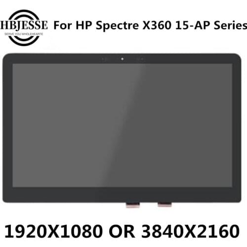 Free shipping For HP Spectre X360 15-AP012DX 15-AP063NR 15.6" FHD UHD 4K LCD LED Touch Screen Digitizer Panel Display Assembly