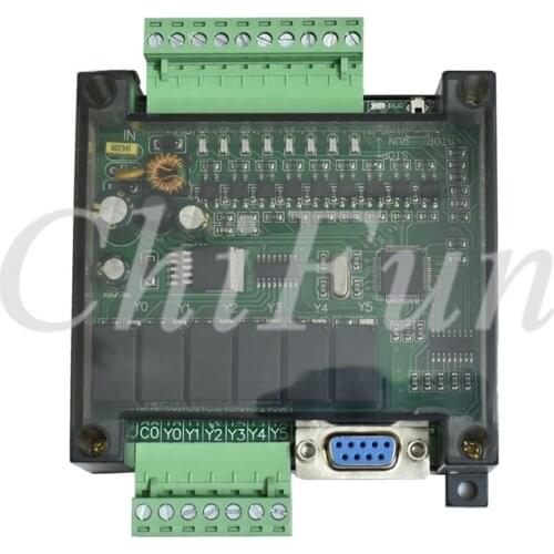 PLC industrial control board FX1N-14MR 8 input 6 Relay output controller programmable module