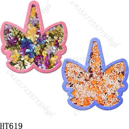 Unicorn shaker toys Cutting dies - New Die Cutting And Wooden Mold,HT619 Suitable For Common Die Cutting Machines On The Market