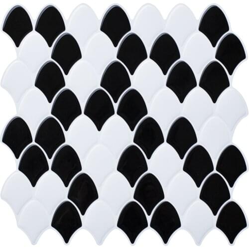 Peel and Stick Self Adhesive Removable Stick On Kitchen Backsplash Bathroom 3D Wall Sticker Wallpaper Tiles in special-shaped