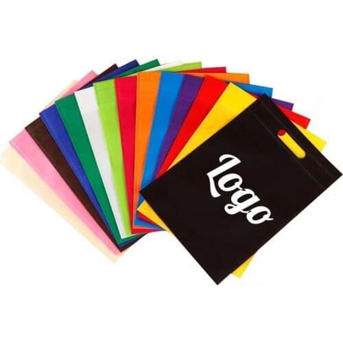 20 pieces Eco Shopping Bag Foldable Non-woven Storage Pouch Female Portable Large Capacity Student Unisex School Bag