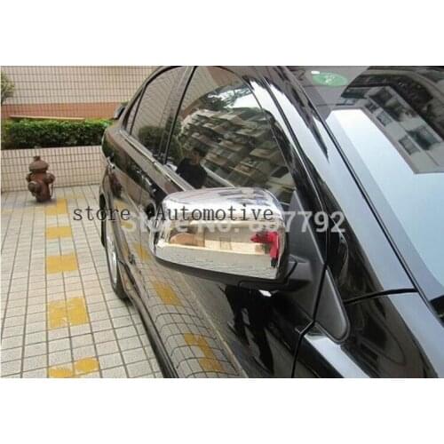 Car styling 2010-2013 for Mitsubishi Lancer/Lancer X/Lancer Evo ABS Chrome Rearview mirror cover Trim