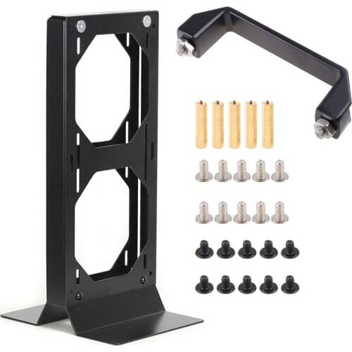 External Water Cooling Dock Bracket for ITX Computer Case Laptop Cooler Radiator Y8AC