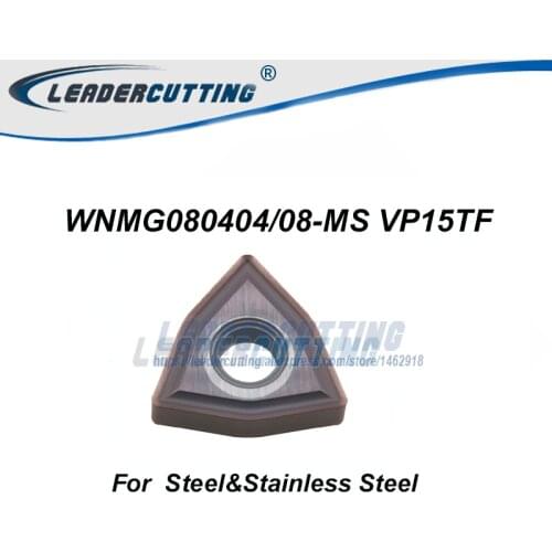 WNMG080404/WNMG080408-MS/MA VP15TF UC5115 *10pcs Original Carbide Turning Inserts,Cutting Blade