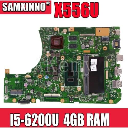 X556UJ X556UV motherboard for ASUS X556UJ X556UV X556UF X556UR laptop motherboard DDR4 I5-6200U GT920/GT930/GT940 Test