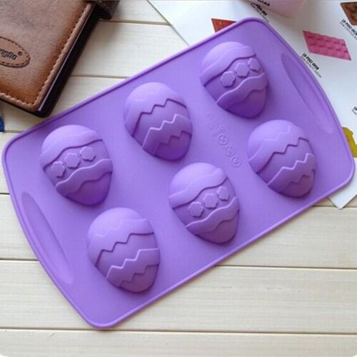 New Arrival Hot Sale 3D Cute Egg Shape Silicone cake chocolate fondant soap silicone mold mould for fondant cake decorating