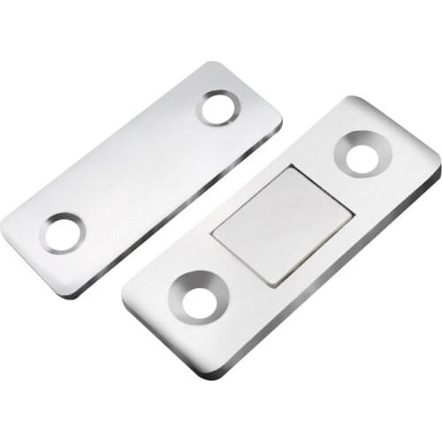 1 set Magnetic Cabinet Catches Magnet Door Stops Hidden Door Closer With Screw For Closet Cupboard Furniture Hardware
