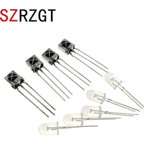 5 Pairs Three Legs Infrared Diode LED IR Emission and Receiver