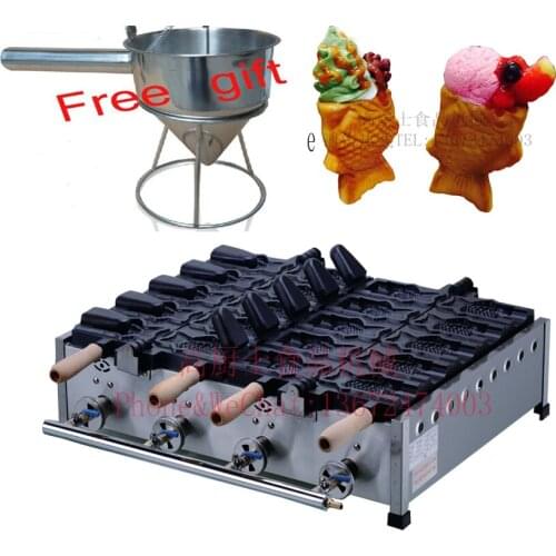 Free shipping cost 10 pcs fish Japanese ice cream taiyaki machine