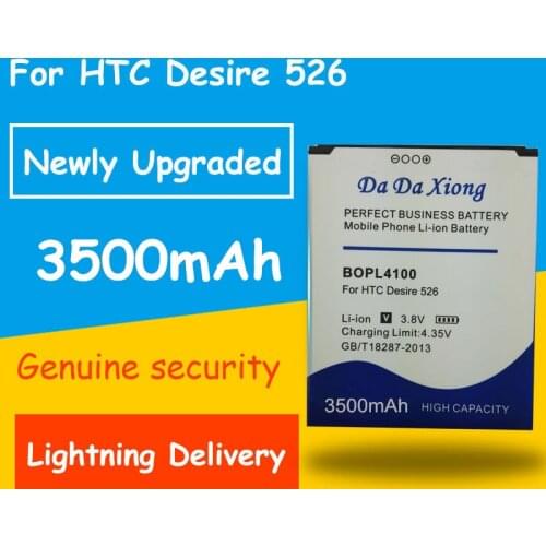 Free shipping 3500mAh BOPL4100 BOPM3100 Battery for HTC Desire 526 526G 526G+ Dual SIM D526h Replacement batteria