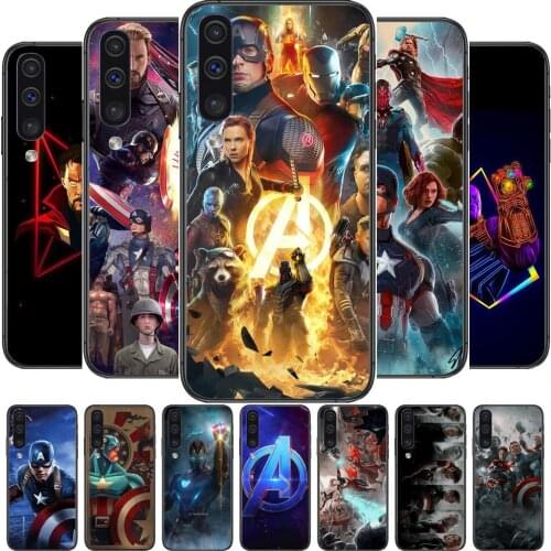 Marvel Comics Phone cover hull For SamSung Galaxy S8 S9 S10E S20 S21 S5 S30 Plus S20 fe 5G Lite Ultra black soft case