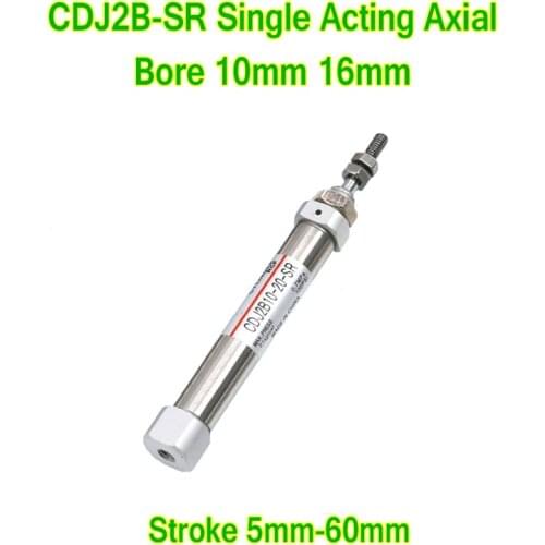 SMC type Air Cylinder CDJ2B double action Singe Acting Axial Pneumatic Bore 10 mm Stroke 5mm CDJ2B10-5R CDJ2B10-10SR CDJ2B16-10