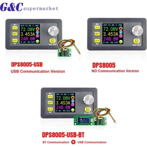 DPS8005 80V constant voltage 5A current Step-down programmable power supply module Ammeter Voltmeter buck regulator convert diy
