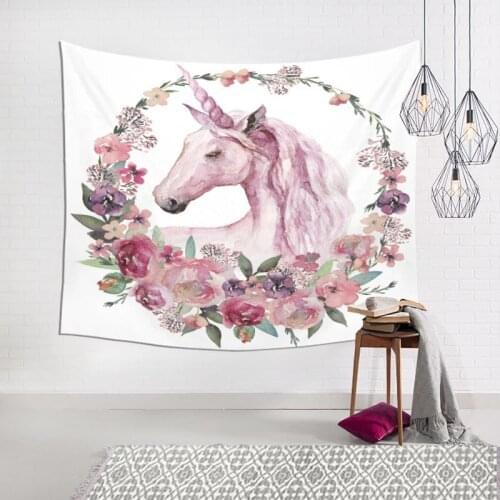 Unicorn Tapestry savu Watercolor Print Wall Tapestry Art Wall Hanging for Home Decor Bedroom Living Room Dorm Room