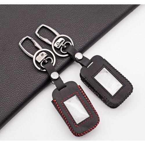Hot Sale Functional Leather Case Cover For Starline A92 A62 A64 A95 A94 V62 Russian Version Twage LCD Two Way Car Alarm System