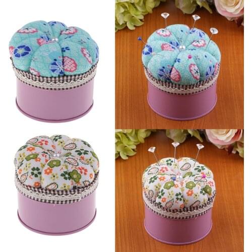 Needle Pin Cushion with Storage Case for DIY Sewing Quilting Needlework Craft