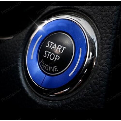 Key Ring For N/issan X-T/rail 2014 Engine Start stop Ignition Switch Cover Car styling