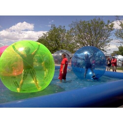 Summer Hot Sale Inflatable Water Ball Transparent PVC Water Walking Ball For Kids Adults Customized Logo Water Roller Wheel