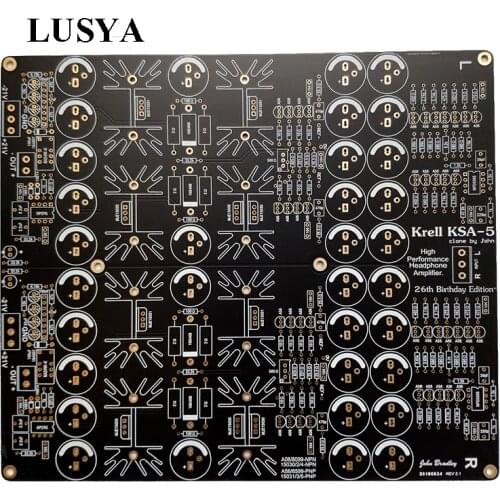 Lusya HIFI Krell KSA-5 KSA5 empty board Hi-End headphone amp PCB board 1oz T1114