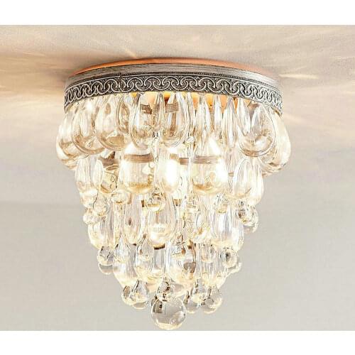 Modern Lustre Led Crystal Chandelier Lighting Industrial Style Design Lamp Shades Chandeliers for kitchen Living Room Bedroom