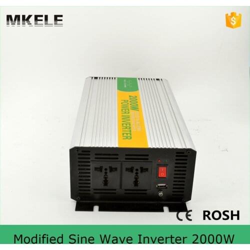 MKM2000-482G modified sine wave 48v dc to ac 220v/230v/240v ac power inverter for cars with usb port 5vdc 500ma