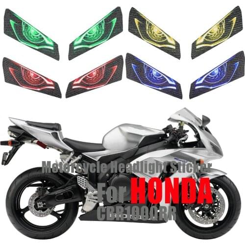 Motorcycle Headlight Decoration Sticker For HONDA CBR1000RR CBR 1000RR CBR1000 RR 2006-2007 Head Light Fairing Protection Decal