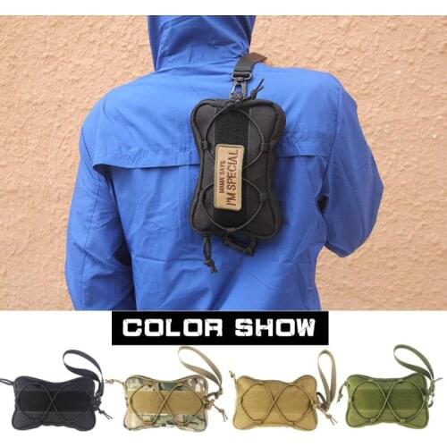 Outdoor waist bag tactical bag lanyard bone bag edc storage bag accessory bag hand bag mobile phone digital