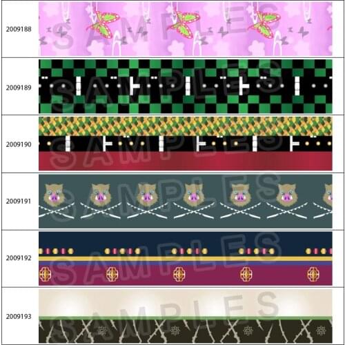 New arrivas Japanese Cartoon Printed Grosgrain,satin Ribbon 50 Yards