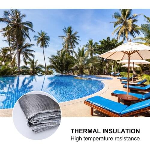 Swimming Pool Heat Preservation Cover Heat Insulation Swim Pool Cover Thermal Insulation Pool Film Dustproof Swimming Pool