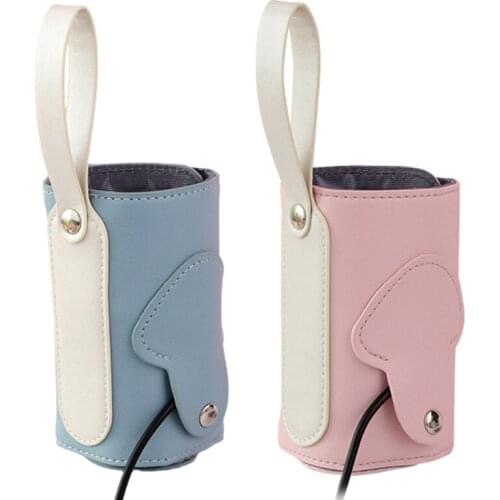 Protable Baby Nursing Bottle Heater Stroller Travel Heating Insulated Bag Holder 5V/1A USB Milk Water Warmer